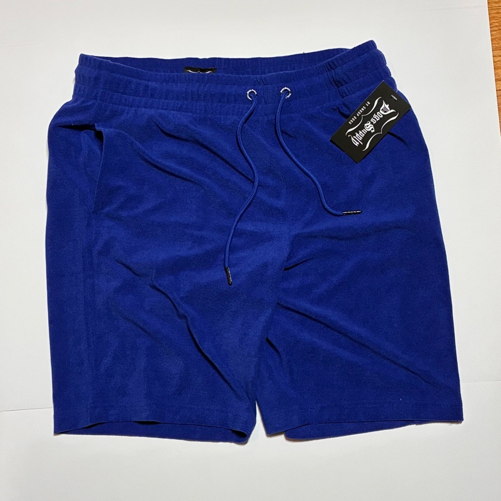 Men's Athletic Shorts - Deep Royal Blue Drawstring
